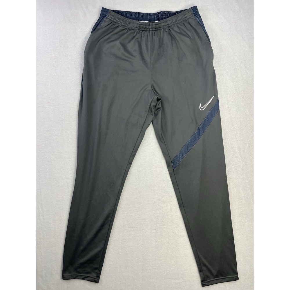 Nike Dri-FIT Academy Training Pants Mens XL Grey BV6920-068 Soccer Joggers Zip
